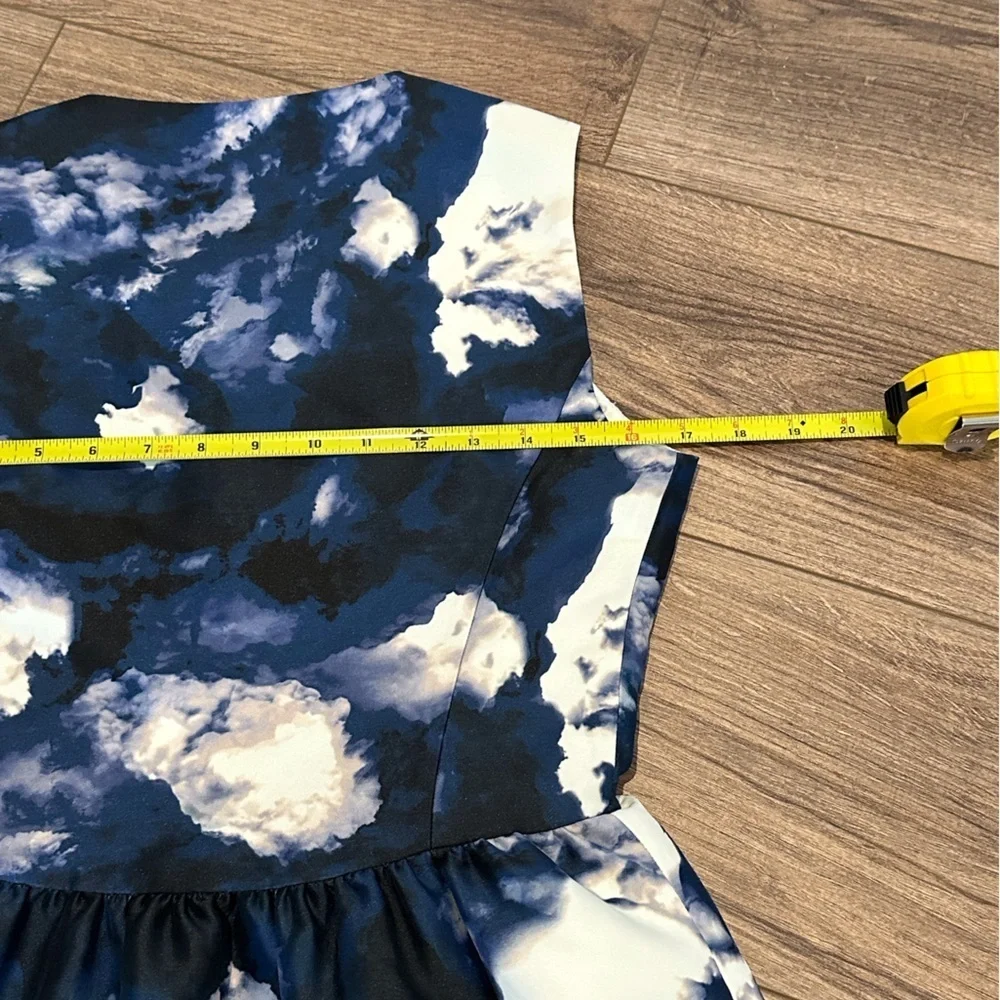 NWOT Kate Spade New York Joss Dress in Blue Dusk and Cloud Size 6